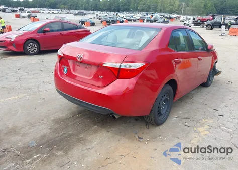 2015 Toyota Corolla Le from USA, damaged, VIN 2T1BURHE6FC478438